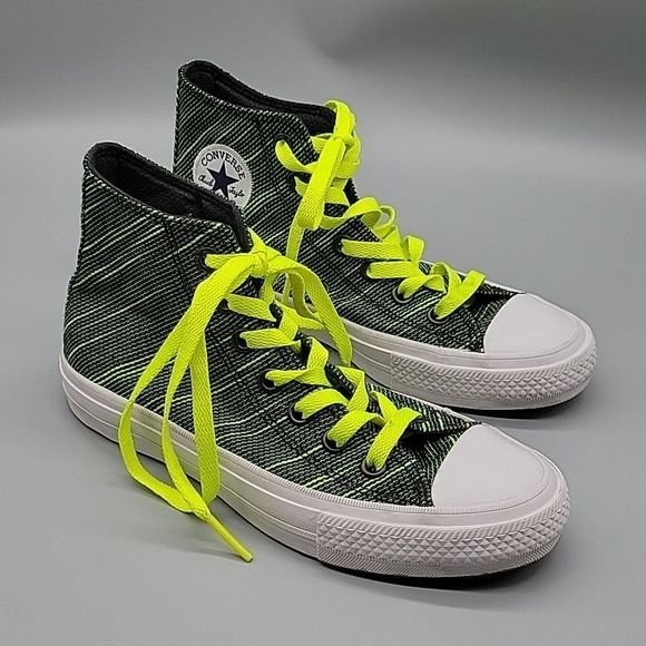 Converse Chuck Taylor All Star Neon High Tops sz 6 - Picture 2 of 10